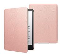 MoKo Custodia per Kindle Paperwhite 11ª generazione (modello 2021)，Schermo da 6,8", Custodia Protettiva in Policarbonato di Stile Semplice e Elegante, Oro Rosa