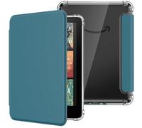 MoKo Custodia Compatibile con Kindle Paperwhite da 7 Pollici 12a Generazione 2024, Cover Leggera con per eBook Reader in TPU Morbido Auto Sveglia/Sonno, Gemma Verde