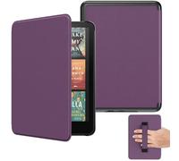 MoKo Custodia Compatibile con 7" Ebook Reader(12a Gen-2024), Custodia Leggera con Cinghia Auto Wake/Sleep per Ebook Reader,Non per TCL Remarkable Kobo, Viola Scuro