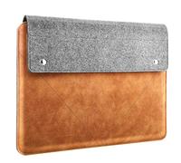 MoKo Custodia per MacBook PRO M1 PRO/M1 Max 14.2 2021, iPad PRO 11 2021, MacBook Air 13" Retina/PRO 13", dell XPS 13, ASUS ZenBook, HP Acer Lenove, Grigio/Marrone