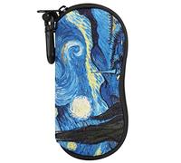 MoKo Custodia per occhiali da sole, [ultra leggero] Borsa morbida per occhiali, custodia in neoprene, custodia per notte stellata