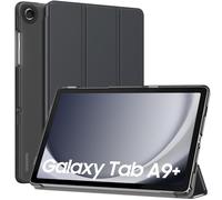 MoKo Custodia per Samsung Galaxy Tab A9+/A9 Plus 11 pollici 2023, leggera stand con stabile PC traslucido retro per tablet Tab A9 Plus (SM-X210/X216/X218), auto sveglia/dormire, grigio spazio
