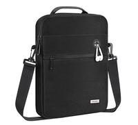 MoKo Custodia per Tablet da 9-11 Inch,Borsa Protettiva a Tracolla con Tasche Multiple Compatibile con iPad Air 5/4th 10.9",iPad Pro 11 inch, iPad 9/8/7th 10.2,iPad 10th Generation 10.9,Tab S8 11",Nero