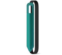 MoKo Custodia Porta Matite Adatta per Apple Pencil (PRO e USB-C e 1a e 2a Gen), Tasca Elastica Staccabile per Penna Stylus con Elastico Attaccato alla Custodia dell'iPad, Verde Notte