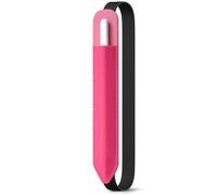 MoKo Custodia Porta Matite Adatta per Apple Pencil (PRO e USB-C e 1a e 2a Gen), Tasca Elastica Staccabile per Penna Stylus con Elastico Attaccato alla Custodia dell'iPad, Anguria Rossa