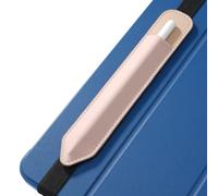 MoKo Custodia Porta Matite Adatta per Apple Pencil (PRO e USB-C e 1a e 2a Gen), Tasca Elastica Staccabile per Penna Stylus con Elastico Attaccato alla Custodia dell'iPad, Oro Rosa