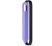 MoKo Custodia Porta Matite Adatta per Apple Pencil (PRO e USB-C e 1a e 2a Gen), Tasca Elastica Staccabile per Penna Stylus con Elastico Attaccato alla Custodia dell'iPad, Viola