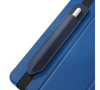 MoKo Custodia Porta Matite Adatta per Apple Pencil (PRO e USB-C e 1a e 2a Gen), Tasca Elastica Staccabile per Penna Stylus con Elastico Attaccato alla Custodia dell'iPad, Indaco