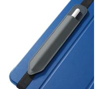 MoKo Custodia Porta Matite Adatta per Apple Pencil (PRO e USB-C e 1a e 2a Gen), Tasca Elastica Staccabile per Penna Stylus con Elastico Attaccato alla Custodia dell'iPad, Grigio Scuro