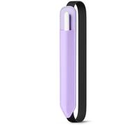 MoKo Custodia Porta Matite Adatta per Apple Pencil (PRO e USB-C e 1a e 2a Gen), Tasca Elastica Staccabile per Penna Stylus con Elastico Attaccato alla Custodia dell'iPad, Lavanda