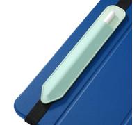 MoKo Custodia Porta Matite Adatta per Apple Pencil (PRO e USB-C e 1a e 2a Gen), Tasca Elastica Staccabile per Penna Stylus con Elastico Attaccato alla Custodia dell'iPad, Verde Campo