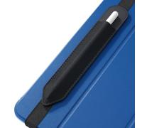 MoKo Custodia Porta Matite Adatta per Apple Pencil (PRO e USB-C e 1a e 2a Gen), Tasca Elastica Staccabile per Penna Stylus con Elastico Attaccato alla Custodia dell'iPad, Nero
