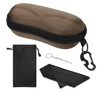 MoKo Custodia Porta Occhiali Semirigida con Chiusura a Cerniera, Imbottitura Interna in Eva, Accessori Occhiali, Dim 16,7X 7,2 x 6,2 cm, Custodia per Occhiali da Sole, Lettura, Nuoto, caffè