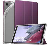 MoKo Custodia Protettiva Compatibile con Galaxy Tab A7 Lite 8.7 2021, Cover in TPU e Pelle PU con Chiusura Magnetica, Sostegno, Auto Riattivazione/Standby, Viola Scuro