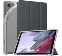 MoKo Custodia Protettiva Compatibile con Galaxy Tab A7 Lite 8.7 2021, Cover in TPU e Pelle PU con Chiusura Magnetica, Sostegno, Auto Riattivazione/Standby, Grigio Siderale