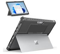 MoKo Custodia Protettiva Compatibile con Microsoft Surface Pro 8 13" 2021, Custodia Rigida Leggera Supporta Type Cover Keyboard Cover Case con Bordo Antiurto Rinforzato, Grigio Scuro