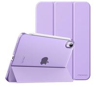 MoKo Custodia Protettiva Compatibile con Nuovo iPad Mini 6a Gen. 8,3 Pollici 2021, Case Leggero e Sottile, Semi-Trasparente, Auto Sveglia/Sonno, Lilla