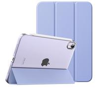 MoKo Custodia Protettiva Compatibile con Nuovo iPad Mini 6a Gen. 8,3 Pollici 2021, Case Leggero e Sottile, Semi-Trasparente, Auto Sveglia/Sonno, Viola Grigiastro