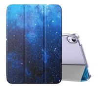 MoKo Custodia Protettiva Compatibile con Nuovo iPad Mini 6a Gen. 8,3 Pollici 2021, Case Leggero e Sottile, Semi-Trasparente, Auto Sveglia/Sonno, Cielo Stellato Blu