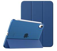 MoKo Custodia Protettiva Compatibile con Nuovo iPad Mini 6a Gen. 8,3 Pollici 2021, Case Leggero e Sottile, Semi-Trasparente, Auto Sveglia/Sonno, Blu Marino