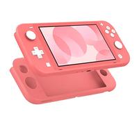 MoKo Custodia Protettiva Console Switch Lite in Silicone Ultra Resistente, Anti Sudore, Protezione Urti, Graffi, Accessori Switch Lite, Case per Console Switch Lite - Rosa