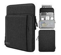 MoKo Custodia Protettiva da 9-11'' con Tasca Laterale, Accessori Tablet, Borsa per iPad 10a/Air 5 10.9 2022, Galaxy Tab S8 11, iPad 9a 8a 7a 10.2, iPad PRO 11 M2 2022-2018/Air 4 10.9 - Nero & Grigio