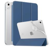 MoKo Custodia Protettiva per iPad (A16) 11a Generazione 11 Pollici 2025/10a Gen 10,9" 2022,iPad Cover in TPU e Pelle PU con Chiusura Magnetica, Sostegno,Auto Riattivazione/Standby, Grigio Blu