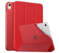 MoKo Custodia Protettiva per iPad (A16) 11a Generazione 11 Pollici 2025/10a Gen 10,9 Pollici 2022,iPad Cover in TPU e Pelle PU con Chiusura Magnetica,Sostegno,Auto Riattivazione/Standby,Rosso