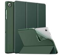 MoKo Custodia Protettiva per Samsung Galaxy Tab A11+ 11'' 2025 SM-X230/SM-X235/SM-X236, Cover in TPU e Pelle PU, Chiusura Magnetica, Sostegno, Auto Riattivazione/Standby, Verde notte