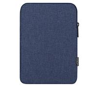 MoKo Custodia Protettiva Tablet da 12.9", Custodia con Chiusura Lampo Borsa per Galaxy Tab S8+ 12.4", iPad PRO 12.9 2021/2020/2018, iPad PRO 12.9 2017/2015, Surface PRO 12.3, Blu Marino