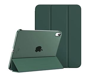 MoKo Custodia Rigida per Tablet,Compatibile con iPad 10 Generazione 2022 iPad 10,9", Copertura in due Scanalature con Chiusura Magnetica, Auto Spegnimento e Accesione, Verde notte