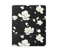 MoKo Custodia Supporto per Kindle Scribe 11"(3a Gen 2025) e Kindle Scribe Colorsoft(1a Gen. 2025) - Copertina a Tre Ante con Spazio per Penne, Auto Sonno/Sveglia, Magnolia