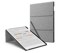 MoKo Custodia Supporto per Remarkable Paper Pro 2024 11,8" - Custodia in Pelle Premium con Supporto Triplice per Penna, Auto Sonno/Sveglia per Remarkable Paper Pro 2024 11,8", Grigio