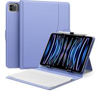 MoKo Custodia Tablet Universale con Tastiera per 9"-11" Tablet,Lavanda