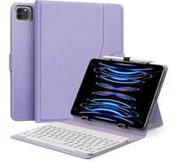 MoKo Custodia Tablet Universale con Tastiera per 9"-11" Tablet, Lilla