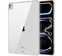 MoKo Custodia per iPad Pro 11 Pollici M4 2024 (5a Gen.) (A2836/A2837/A3006), Cover Protettiva in TPU Trasparente Morbido Antiurto Sottile e Leggero con Copertura Posteriore Trasparente, Trasparente
