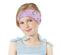 MoKo Elastica Fascia da Nuoto, Taglia M, per Bambini 3-9 Anni, Regolabile e Impermeabile, Protezione Orecchie, Unicorno Rosa