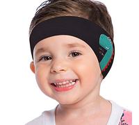 MoKo Fascia da nuoto per bambini, Dinosauro Carina protezione dell'udito, fascia per orecchie in neoprene, fascia sportiva elastica, attrezzatura sportiva nautica, per età 3-9 anni