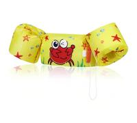 MoKo Gilet da Nuoto per Bambini, Giubbotti da Nuoto per Bambini, Giacca da Nuoto, Giubbotto Gallaggiante da Nuoto, Gilet Galleggiante, Accessori per Nuotare, Granchio Giallo