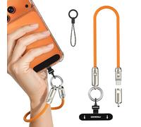 MoKo Laccio per cellulare da polso 2 in 1 USB-C PD 240W, arancione