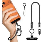 MoKo Laccio per cellulare da polso 2 in 1 USB-C PD 240W, nero