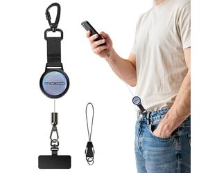 MoKo Laccio per cellulare retrattile con gancio bloccabile
