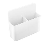 MoKo Magnetic Holder per Lavagna Bianca, ABS Scatola di Immagazzinaggio per Penne Cancellabile a Secco Usato sulle Superfici Magnetiche, Accessorio Usato in Scuola e Ufficio - Bianco