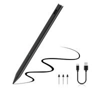 MoKo Penna Stilo per Remarkable Paper Pro Color Marker Plus con Gomma,Rifiuto del Palmo Penna Sostitutiva a Ricarica Veloce con Sensibilità di Inclinazione a Pressione 4096,3 Pennini di Ricambio, Nero