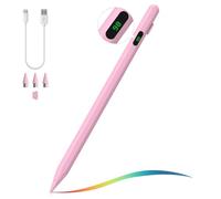 MoKo Penna Stilo per Touch Screens Universali, Attiva Penna Stilo Universale Compatibile con iPad/iPhone/Samsung/Altri Smartphone/Tablet iOS/Android Penna con Power Display, Rosa