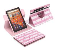 MoKo per Custodia Tablet Android 10,1" con Portastilo, Custodia Protettiva Sottile Girevole a 360 Gradi, Supporto Multiangolo e Tasca Anteriore per Tutti i Tablet da 9,6-10,6 Pollici, Fiocco Verticale