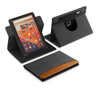 MoKo per Custodia Tablet Android 10,1",Nero Marrone | Compatibile con tutti i tablet da 9,6-11", custodia girevole 360° sottile, supporto multiangolo, tasca frontale