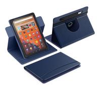 MoKo per Custodia Tablet Android 10,1 Pollici con Portastilo, Custodia Protettiva Sottile Girevole a 360 Gradi, Supporto Multiangolo e Tasca Anteriore per Tutti i Tablet da 9,6-10,6 Pollici, Indaco