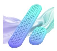MoKo Poggiapolsi Ergonomico per Tastiera/Mouse con Schiuma di Memoria, Supporto per Polso della Tastiera per Alleviare Dolore della Battitura, per Lavoro/Ufficio/Gioco/Laptop, Gradiente Viola Verde