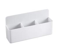 MoKo Porta Oggetti Magnetico, Portapennarello Magnetico per Lavagna Bianca, Portapenne Magnetico a 3 Scomparti Organizzatore di Stoccaggio per Lavagna, Frigorifero, Superficie in Metallo, Bianco